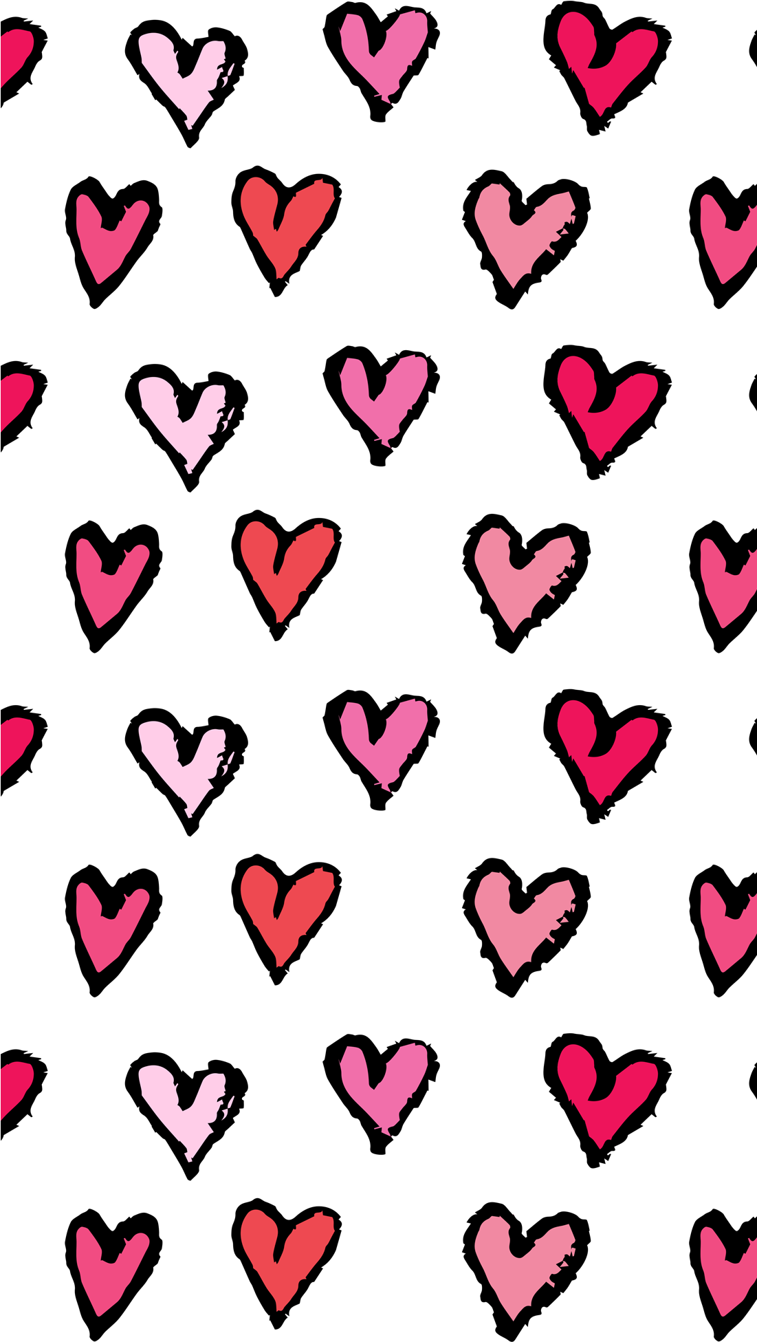 #casetify #iphone #art #design #cute #heart - Iphone (1100x2000), Png Download