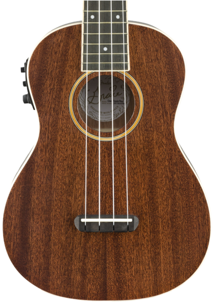 Ukulele Fender 0971630076 G Vanderwaal Sig Uke Wn W/bag - Grace Vanderwaal Signature Ukulele (600x600), Png Download