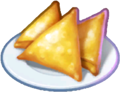 Samosa - Crab Rangoon (625x634), Png Download