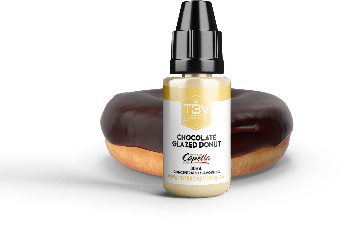 Cap Chocolate Glazed Donut - Eye Liner (1556x1556), Png Download