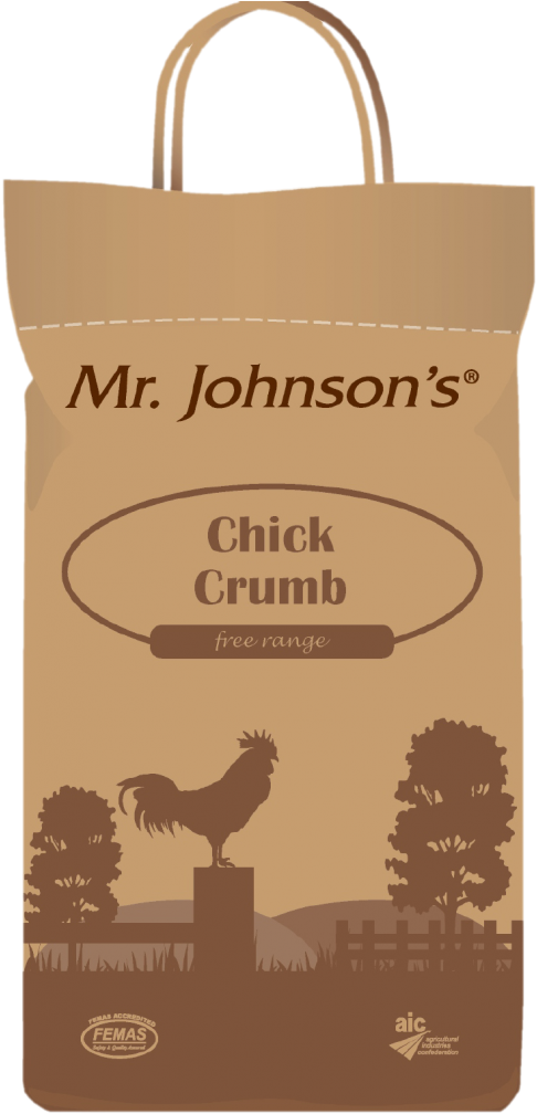 Mr Johnson's Chick Crumbs - Rooster (502x1024), Png Download