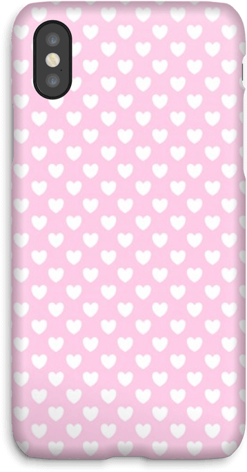 Cute Hearts Case Iphone X - Mobile Phone Case (499x800), Png Download