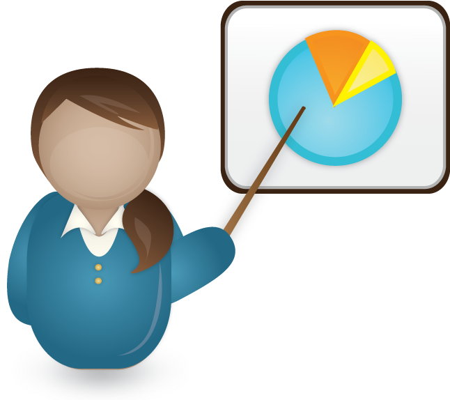 Presenter (714x624), Png Download