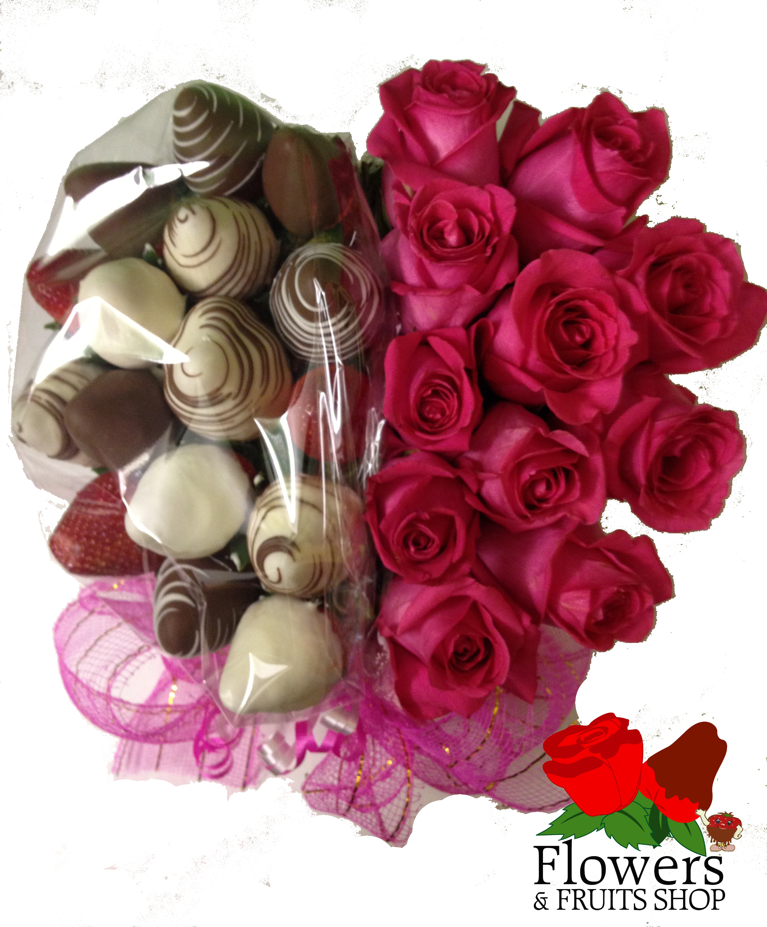 Regala Este Hermoso Arreglo De Rosas Y Fresas Cubiertas - Arreglos De Rosas Con Fresa Con Chocolates (2448x2960), Png Download