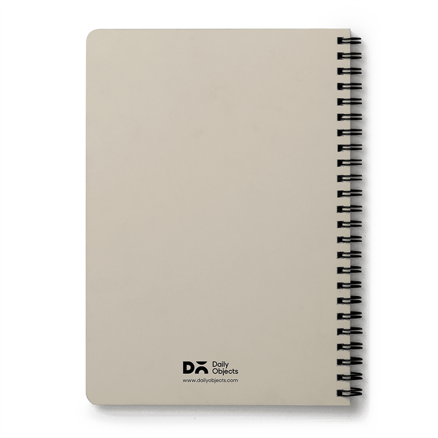 Dailyobjects Vintage Black Stripes A5 Notebook Plain - Spiral (900x900), Png Download