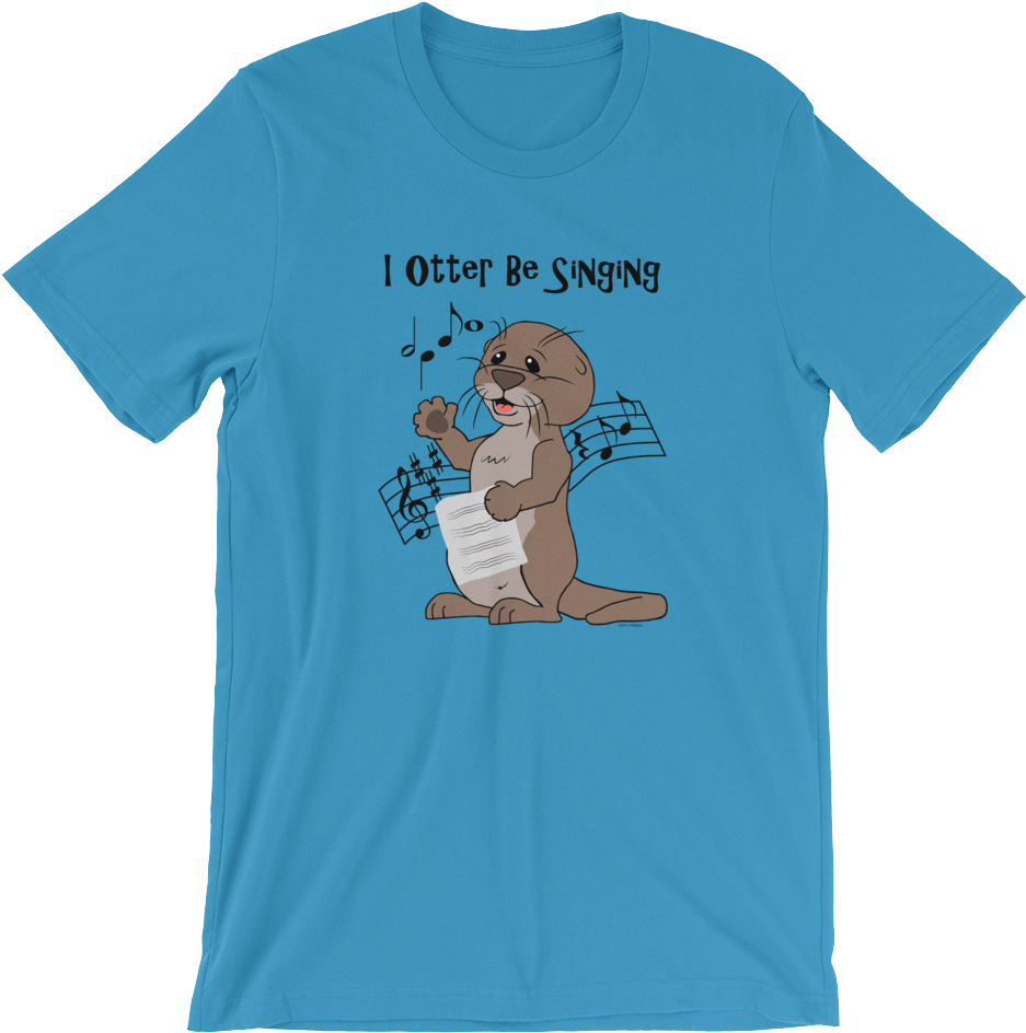 I Otter Be Singing Ocean Blue T-shirt - Daddy Shark Bdsm (1000x1000), Png Download