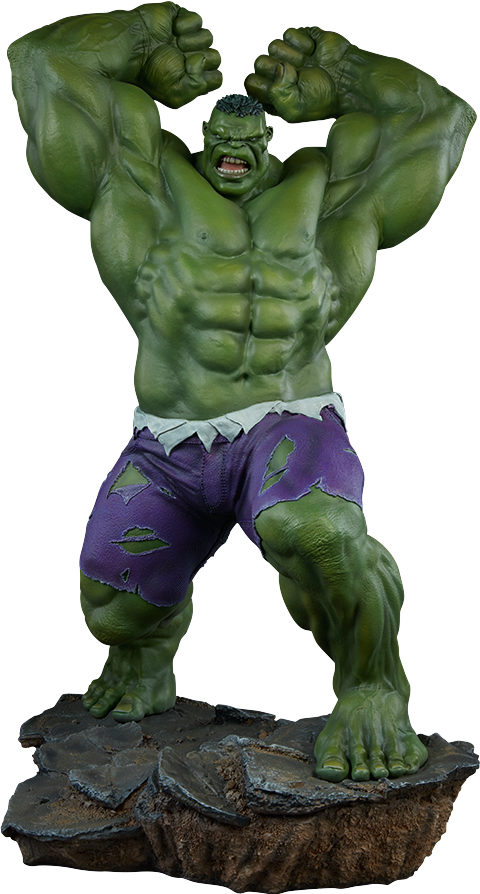 Sideshow Collectibles Hulk Statue - Statue Hulk 1 5 (480x894), Png Download