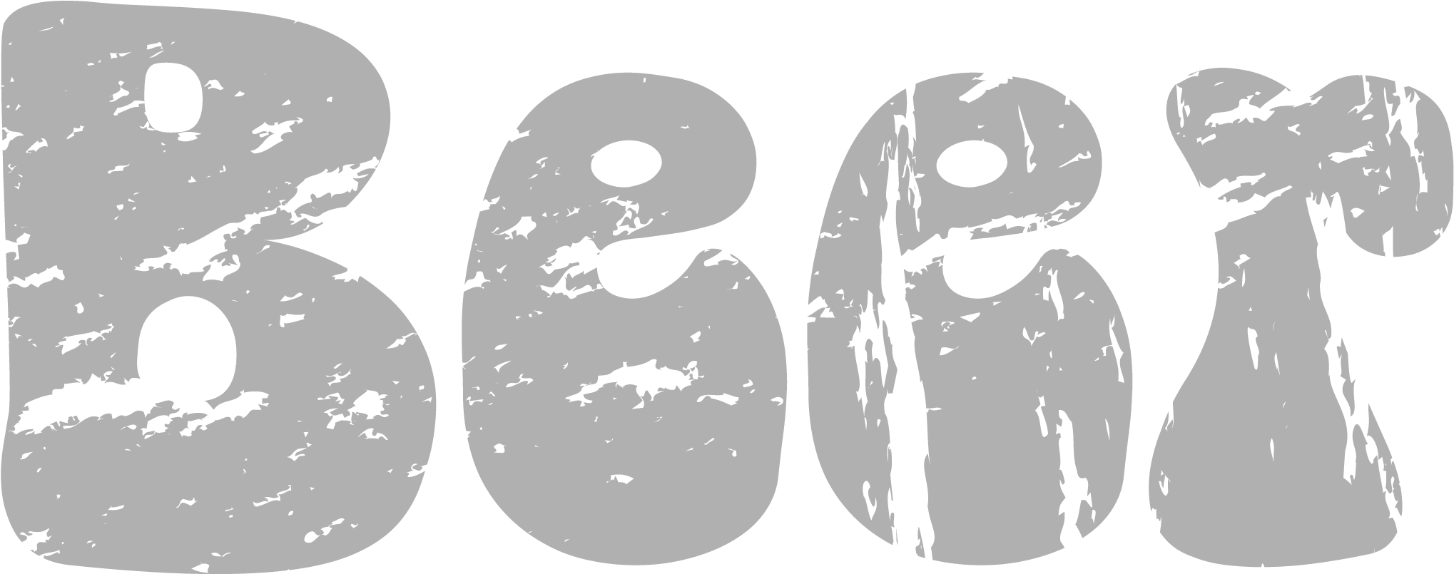 Beer Text With Cartoon Beer Mug F4000 03 - Monochrome (4000x4000), Png Download