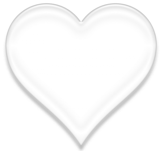 Corazon Blanco Png - Heart (700x496), Png Download