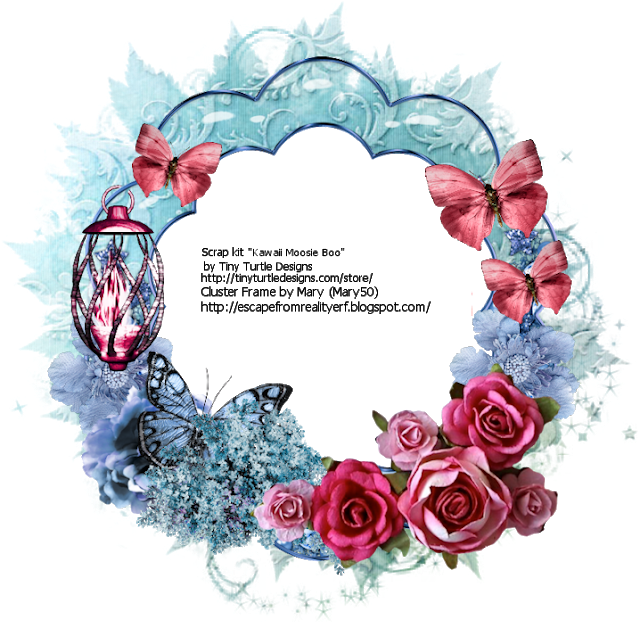 And Here Is A Sample Of A Tag Made Using The Frame - Garden Roses (640x635), Png Download