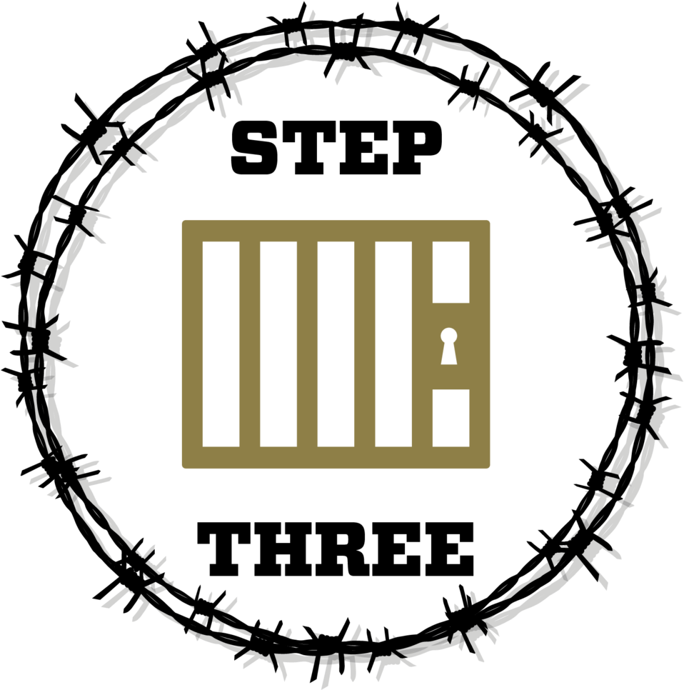 How To Play Steps Step 3 - Barbed Wire Circle Tattoo (1000x1008), Png Download