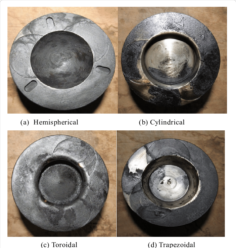 Combustion Chamber Shapes - Toroidal Combustion Chamber (761x799), Png Download