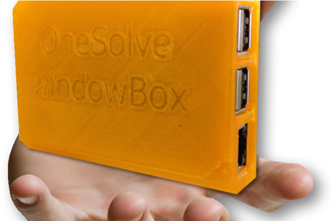 Onesolve Windowbox On Hand - Toe (700x441), Png Download
