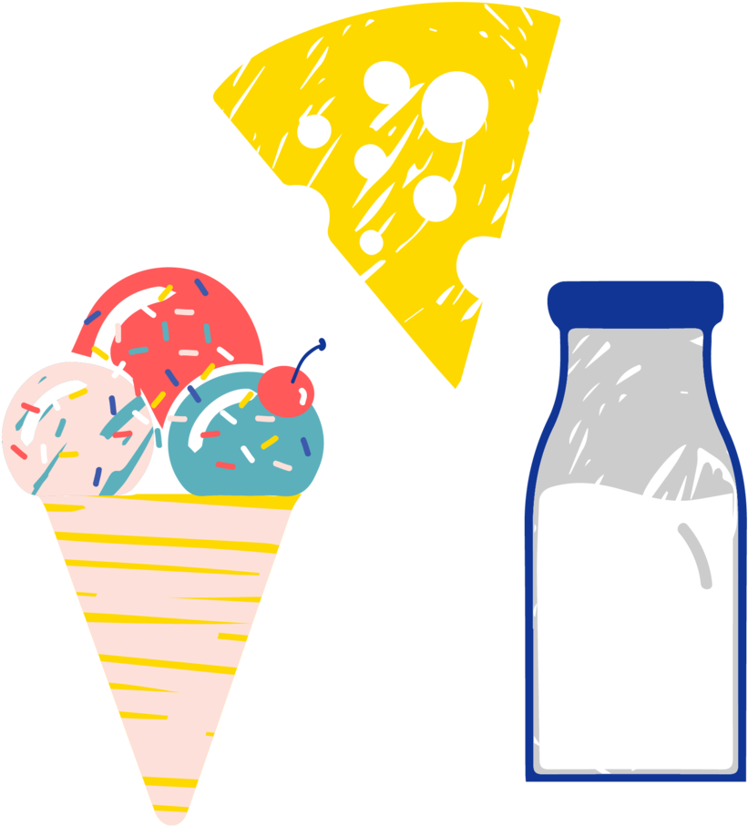 Dairy- Icon (1000x1053), Png Download
