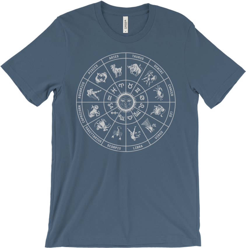 Zodiac Wheel T-shirt - Maxell Cassette T Shirt (900x900), Png Download