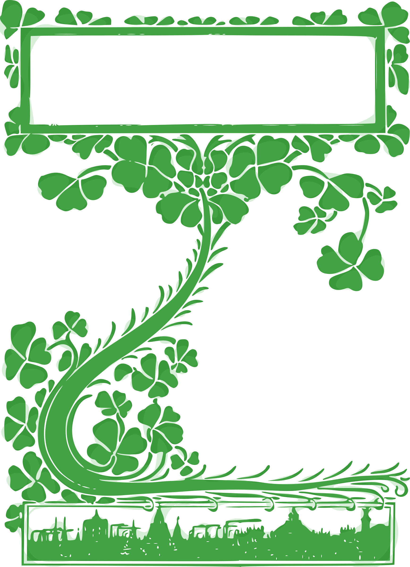 Big Image - Shamrock (1737x2400), Png Download