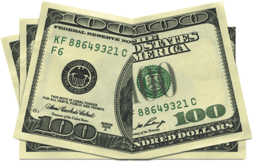 Free Png Download 100 Dollar Bill Png Images Background - 100 Dollar Bill Drop Cards (850x544), Png Download