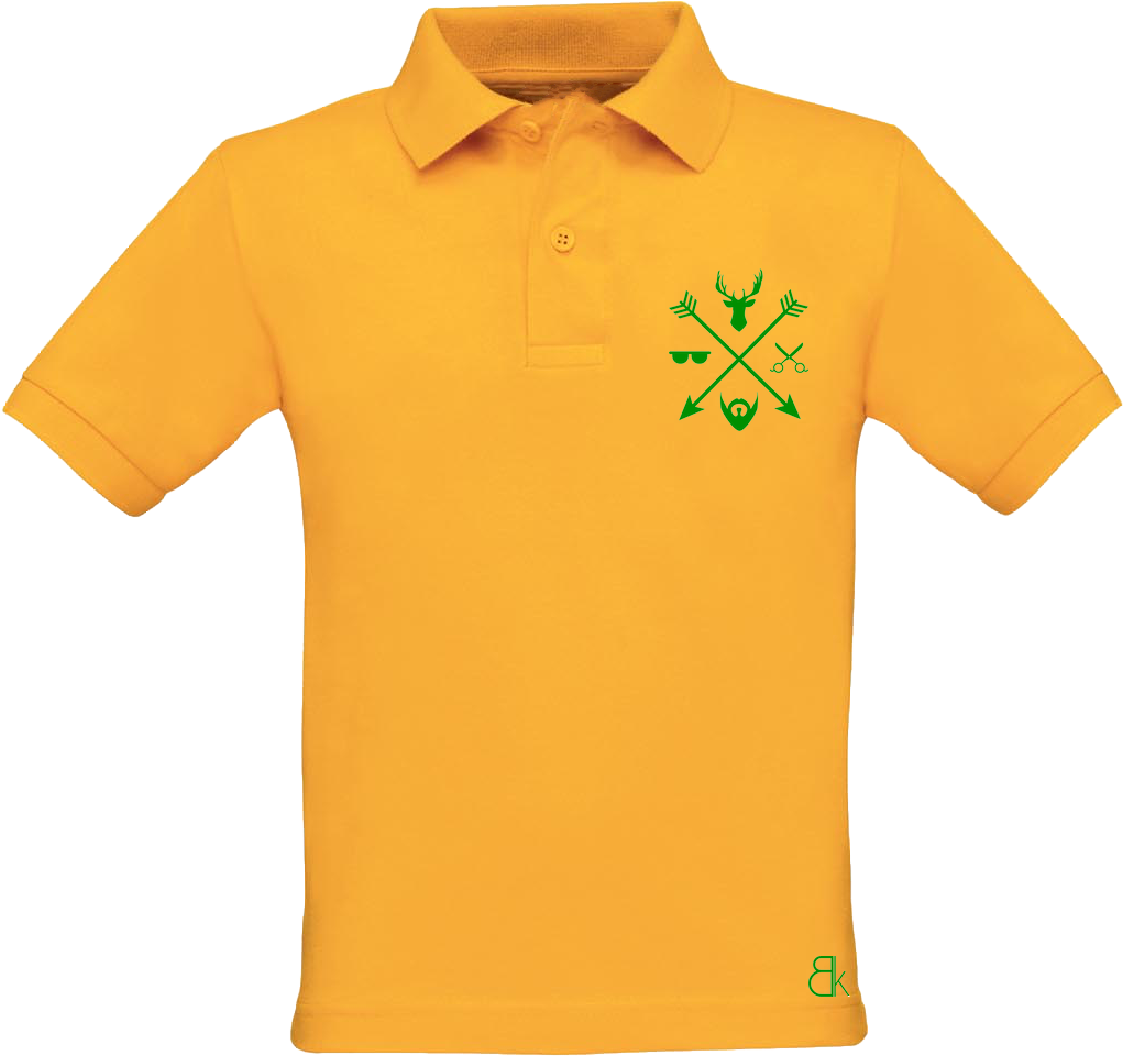 Polo Kids Gold - Polo Decathlon Enfant (1191x1180), Png Download