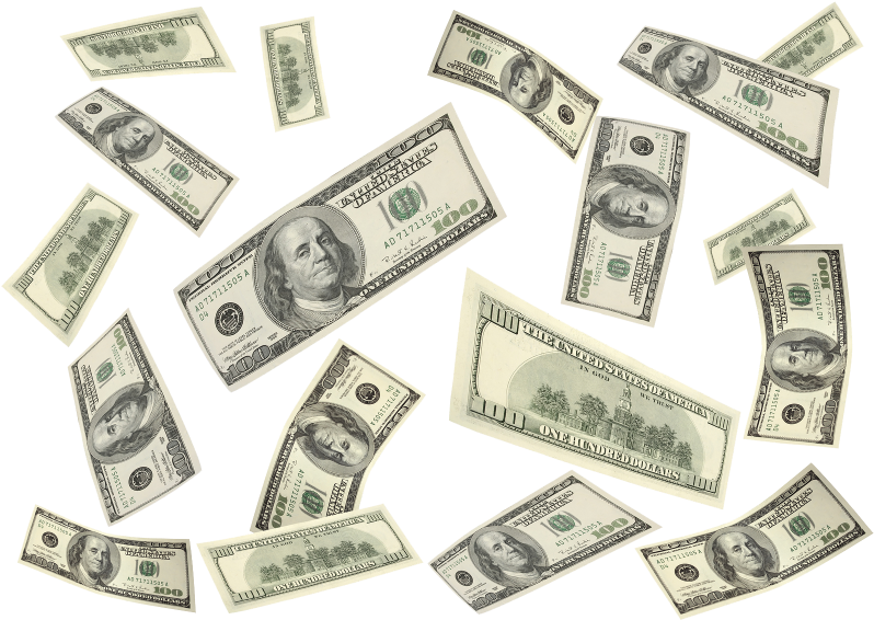 100 Dollar Bill (800x572), Png Download