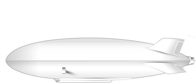 Airship Png (970x400), Png Download