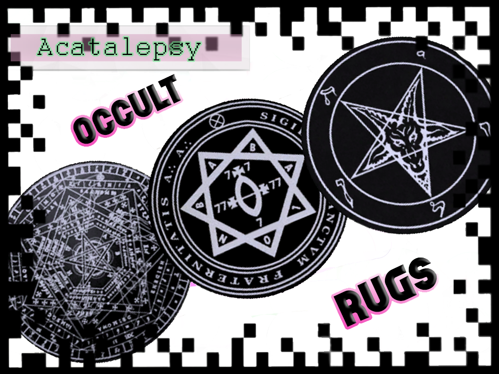 Here Are X3 Occult Fashion Rugs - Circle (1024x768), Png Download