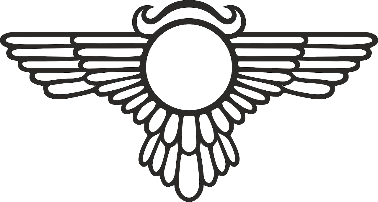 Wings Eagle Esoteric - Winged Globe (1280x684), Png Download