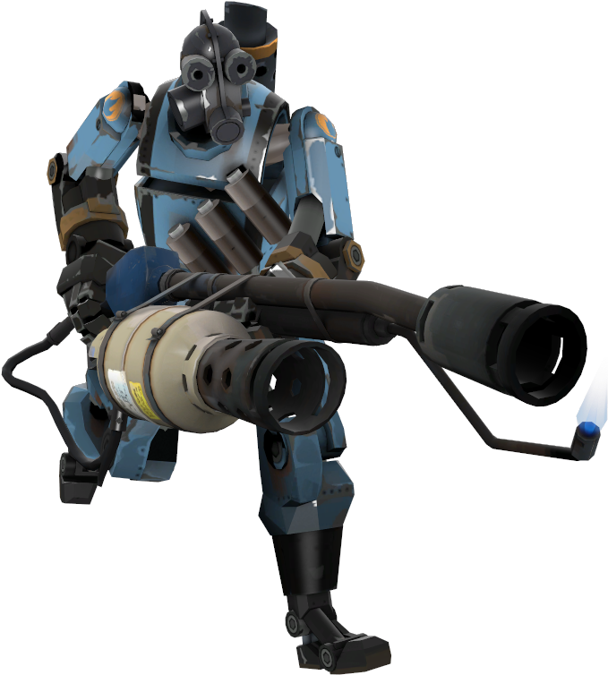 Awakening Message Board For 3ds - Tf2 Robot Pyro (753x753), Png Download