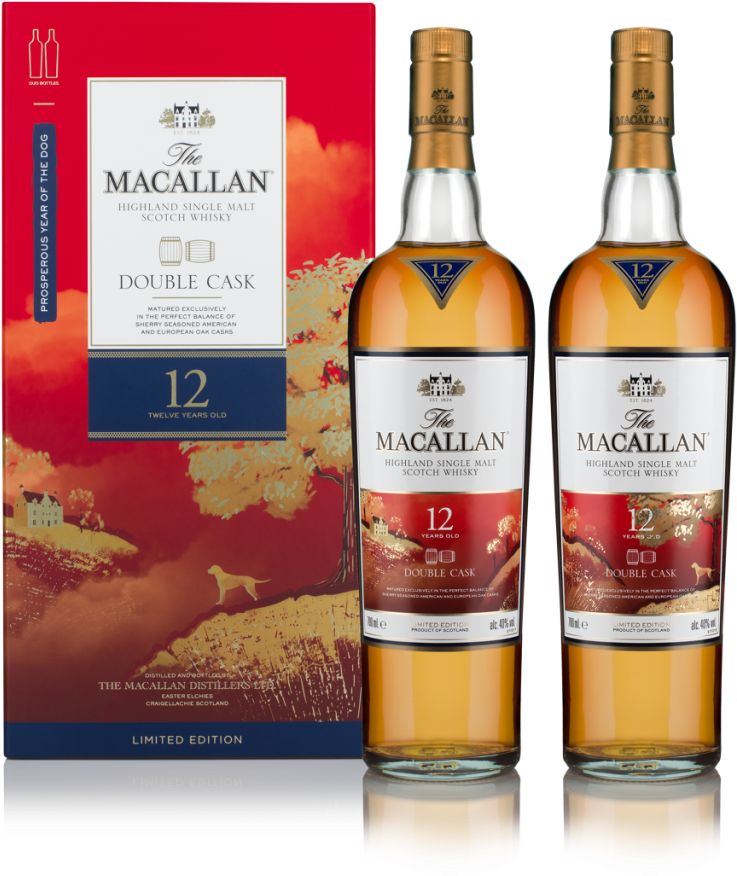 Macallan Double Cask Chinese New Year Limited Edition - Macallan 12 Limited Edition (1024x1024), Png Download