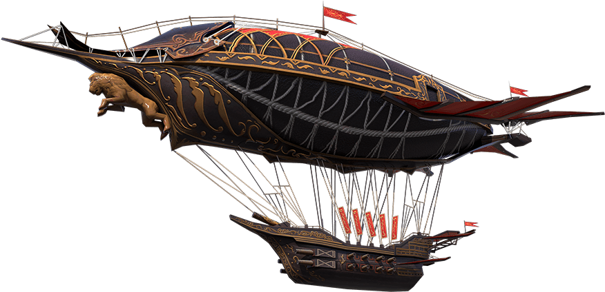 Airship - Guns Of Glory Airship (892x554), Png Download