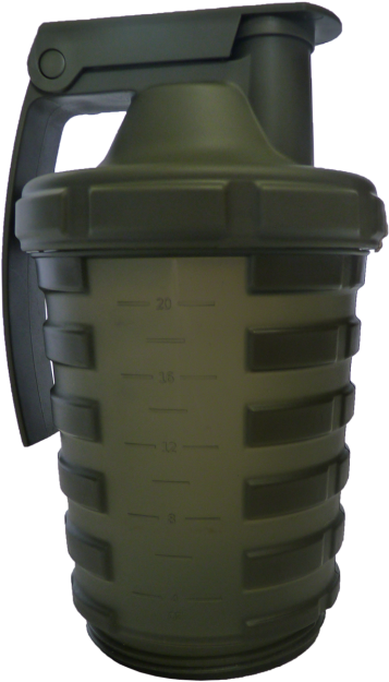 Grenade Uk Shaker Bottle - Shaker Grenade (650x650), Png Download