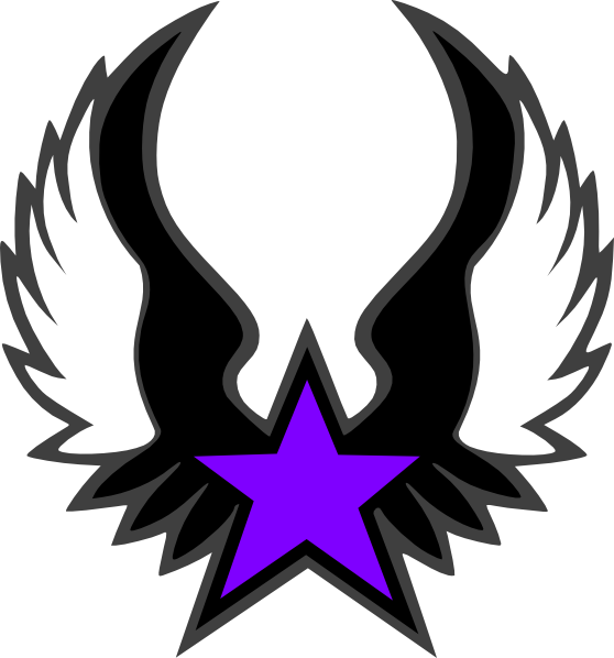 Wings Shield Logo Png (558x598), Png Download