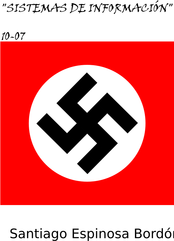 This Png File Is About Nazi , Religiones , Simbolos - Clip Art Of Nazi (566x800), Png Download