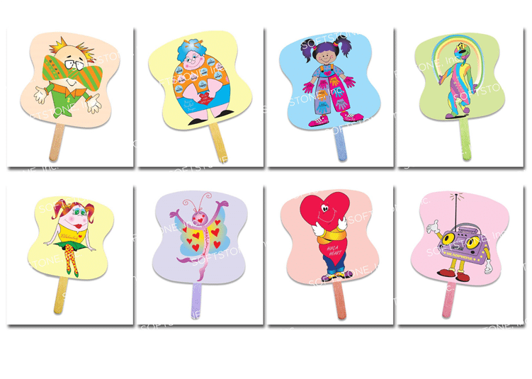Set Of 8 Stick (750x750), Png Download