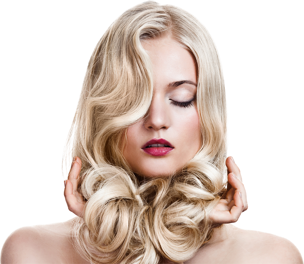 Descuento En Cortes Para Dama - Hair Salon Girl Png (1039x904), Png Download