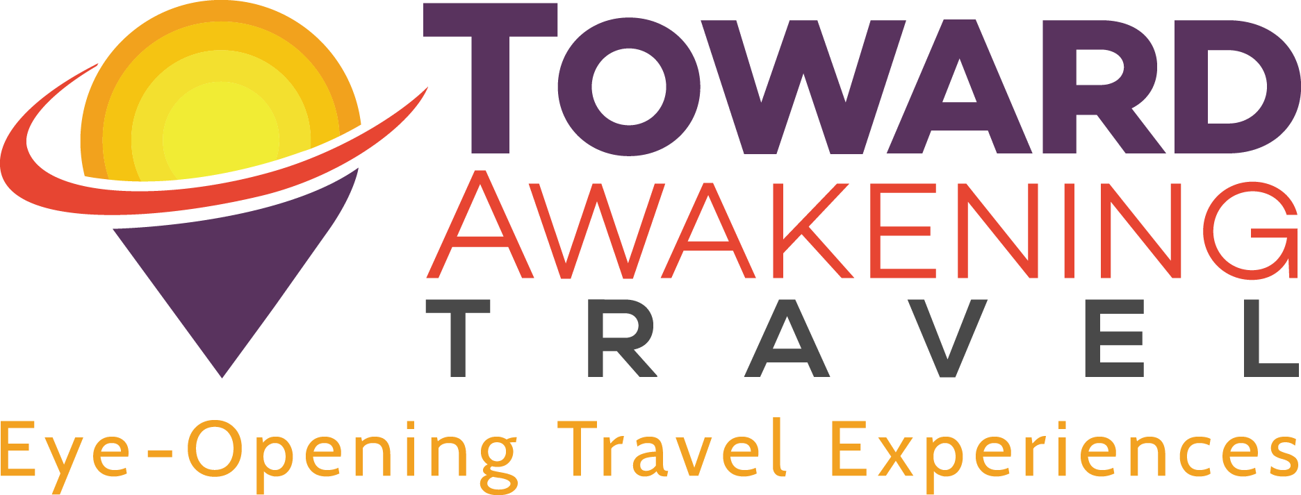 Toward Awakening Travel - Graphic Design (1872x713), Png Download