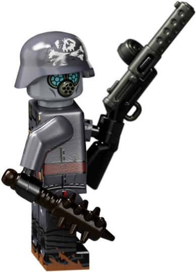Wwi German Stormtrooper - Assault Rifle (600x600), Png Download