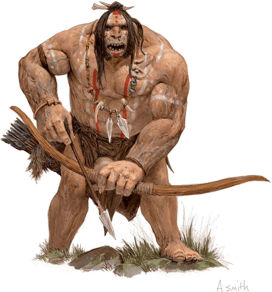 Dark Sun Half Giant - Illustration (930x1000), Png Download
