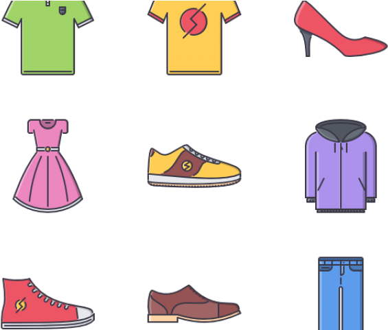 Flat Shoes Clipart Vector Png Front (640x480), Png Download