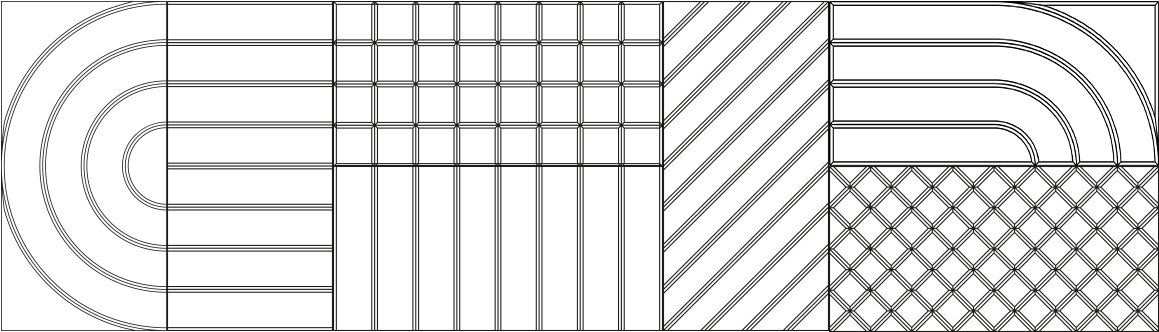 Mix & Match - Monochrome (1310x363), Png Download