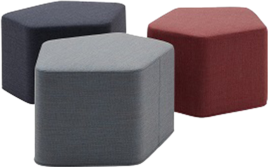Lake Footstool By Softline - Softline Pouf (800x800), Png Download