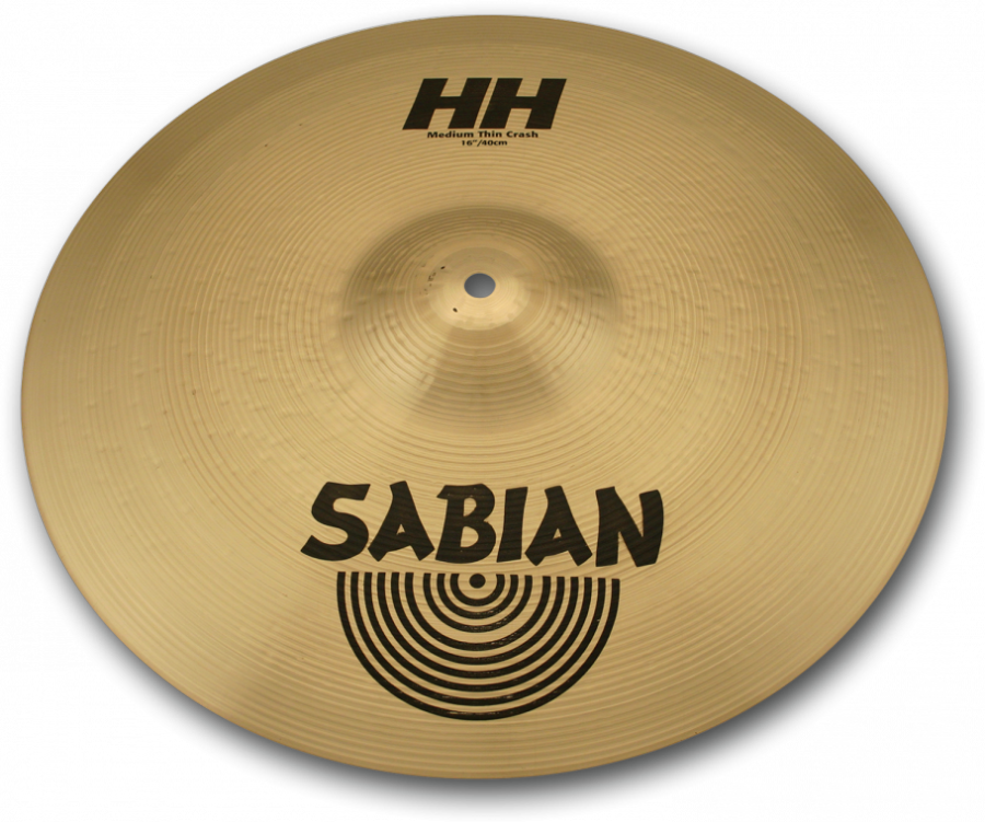 Hand Hammered Medium Thin Crash Cymbal - Sabian 20 Aa Rock Crash (900x751), Png Download