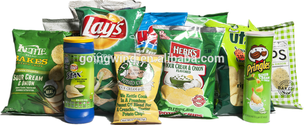 Automatic Potato Chips Nitrogen-filling Packaging Machine - Sour Cream And Onion Chips Brands (1000x413), Png Download