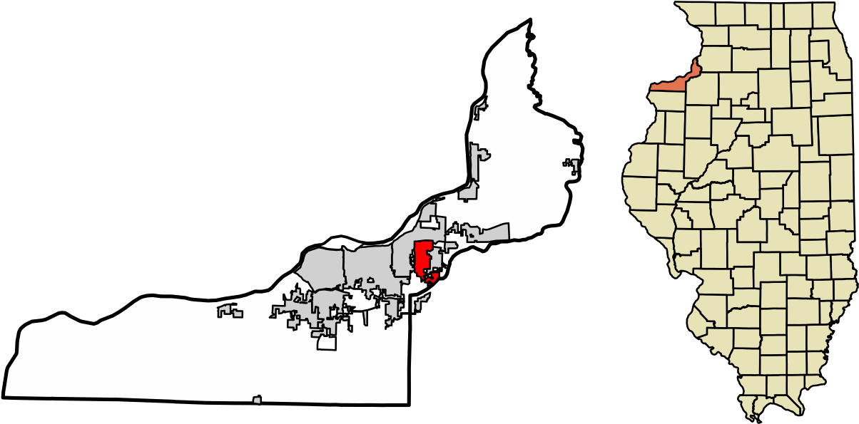 Rock Island County Illinois Incorporated And Unincorporated - County Illinois (1280x673), Png Download