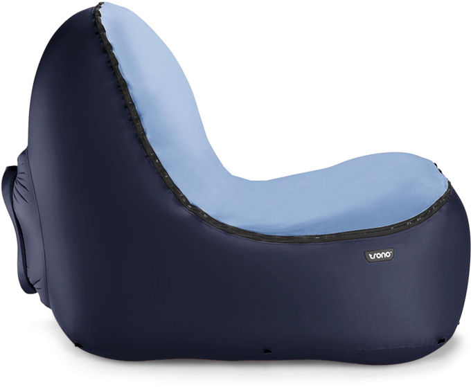 Trono Inflatable Chair Blue - Trono Stuhl (840x840), Png Download