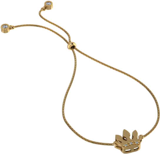Pulseira Diante Do Trono Coroa Es8919 - Body Jewelry (1000x563), Png Download