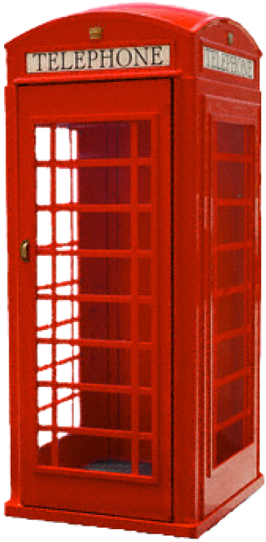 Telephone Booth Png Images Free Download - Great Britain (400x780), Png Download