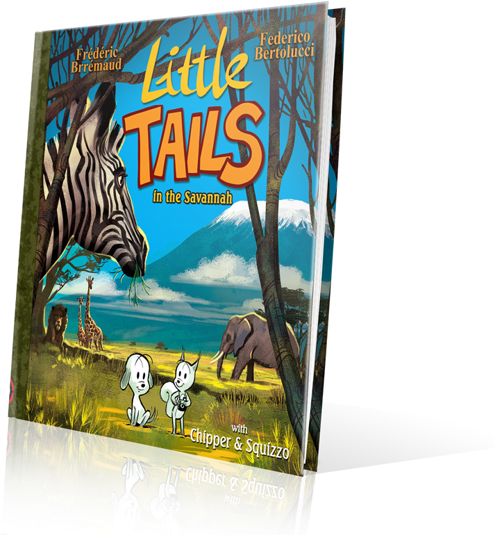 Little Tails In The Savannah - Book Cover (800x800), Png Download