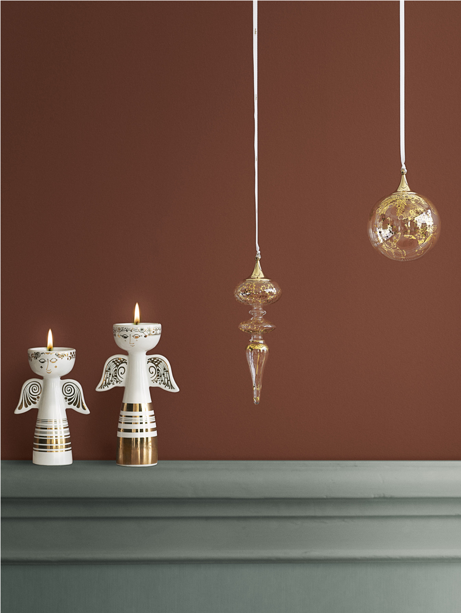 Lucia Tealight Holder Angel Gold H16 5 Lucia - Bjørn Wiinblad Fyrfadsstage Engel (1200x1200), Png Download