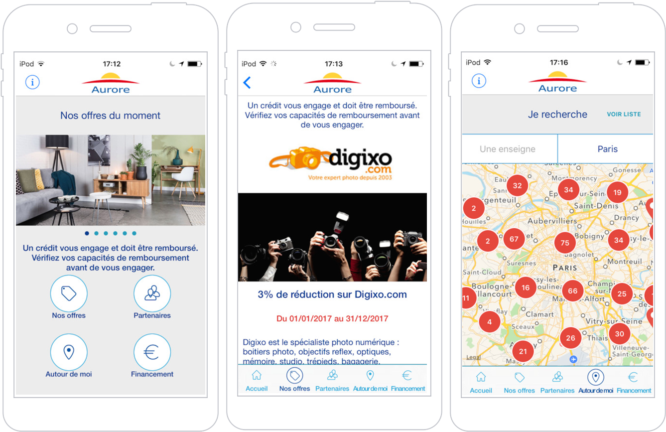 Mobile Application Aurore Updated On Iphone And Android - Iphone (1378x919), Png Download
