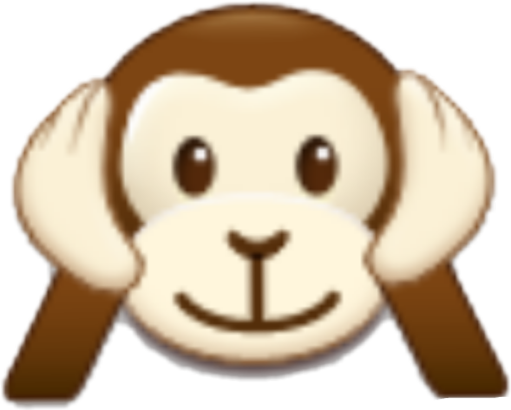 Mono Monkey Emoji Richardcamacho Love Cnco - رهام با باندانا (1024x821), Png Download